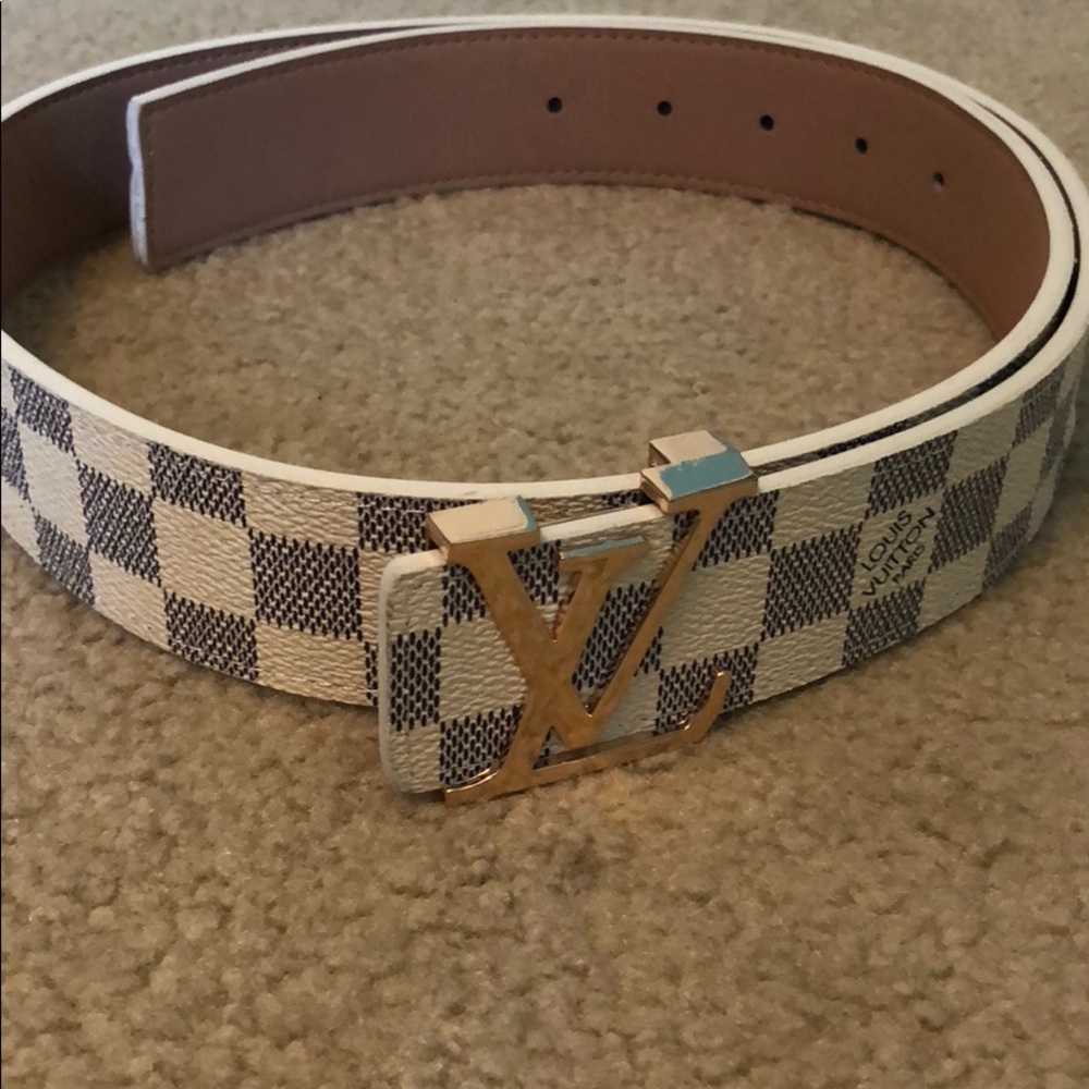 Louis Vuitton belt.